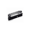 Embase encastrée 16B, Aluminium moulé sous pression, acier inoxydable, IP68/IP69K, Sortie basse